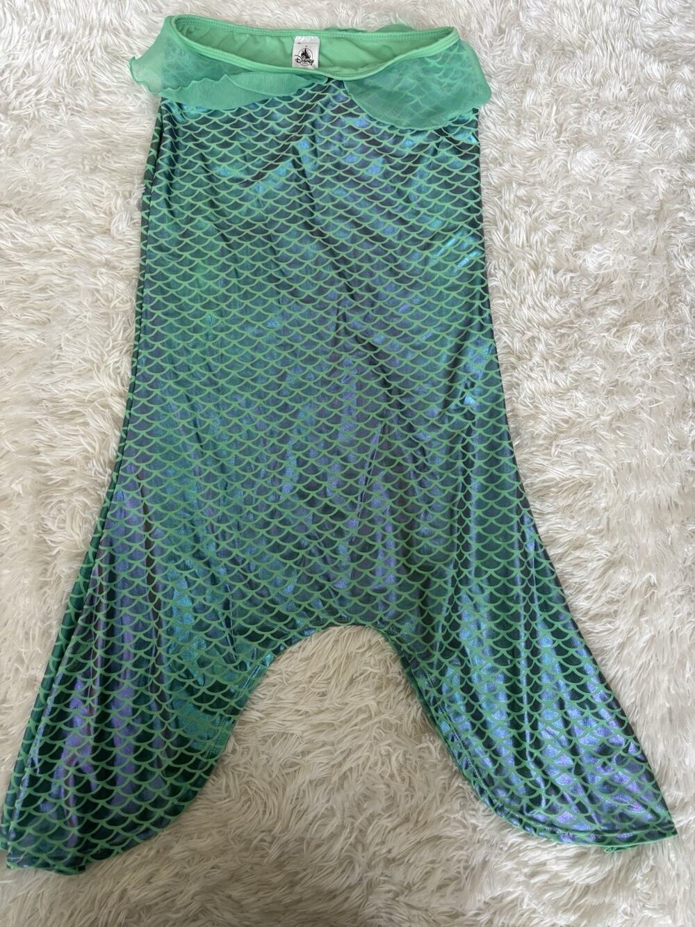 Disney Girls Sz. 9/10 Green Mermaid Tail Swim Item. Cute, Fun